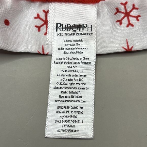 Rudolph The Red Nosed Reindeer "My First Rudolph" Christmas Baby Blanket Lovey - Picture 4 of 5